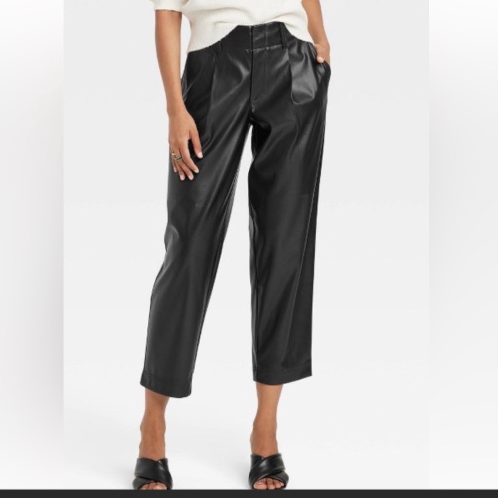 A New Day faux leather trousers, Size 6